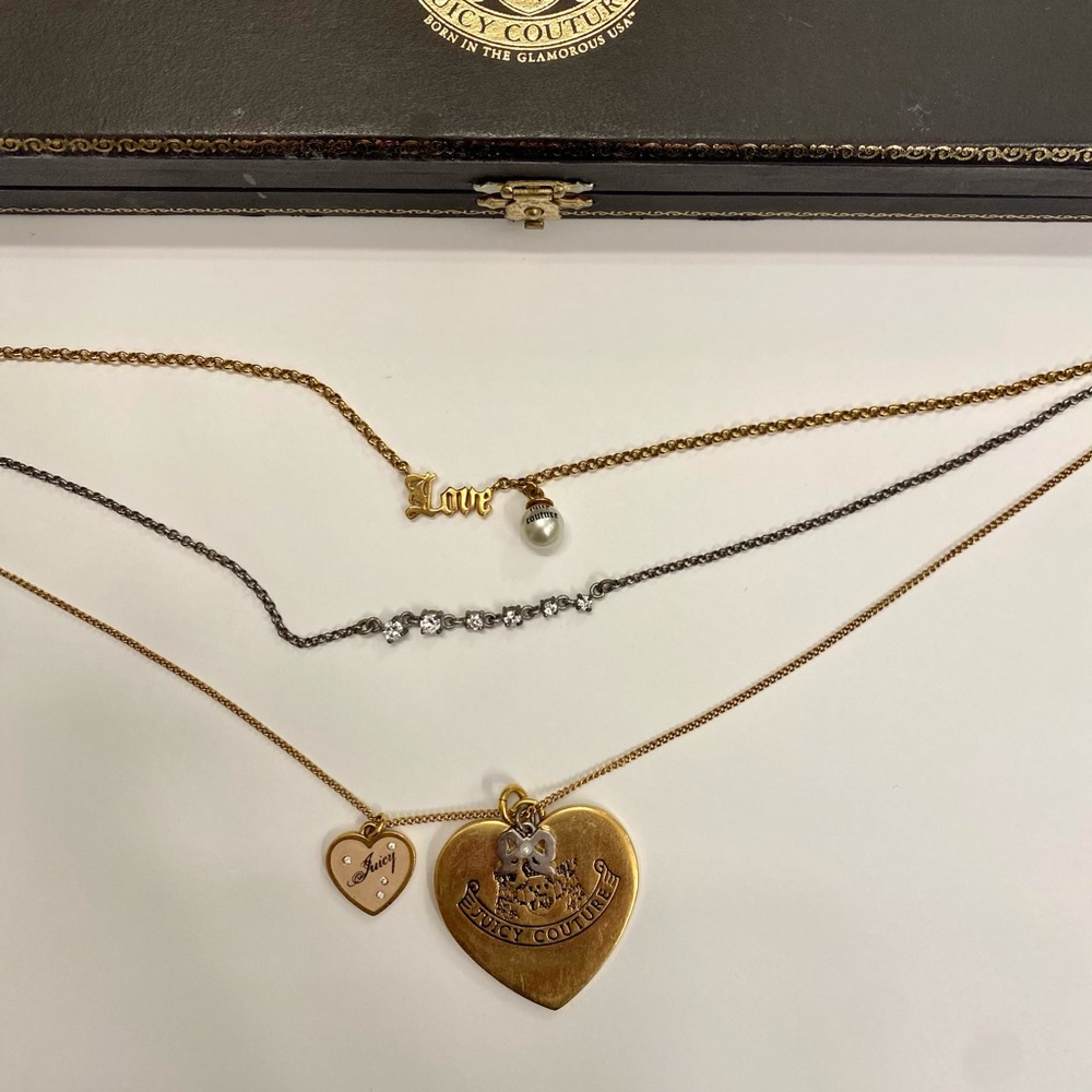 Vintage juicy couture let them eatcouture necklace